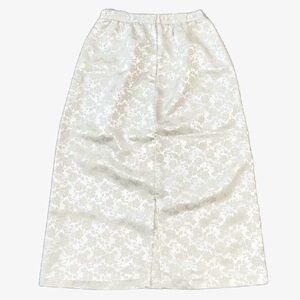 Vintage Gunne Sax Scott McClintock Cream Floral Skirt